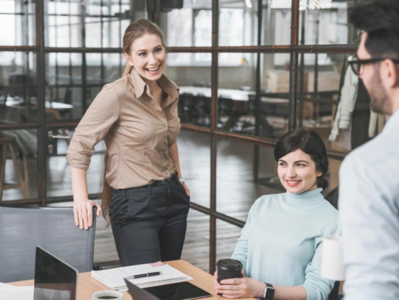 Financial planning workspace with organised documents and calculator